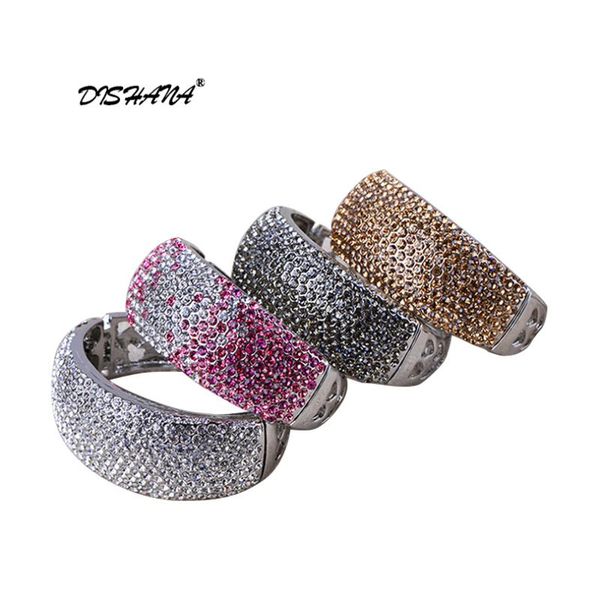 luxury wedding bracelets & bangles for women gold/silver --color austrian crystal bracelets bangles fashion jewelry (s0026, Black
luxury wedding bracelets & bangles for women gold/silver --color austrian crystal bracelets bangles fashion jewelry (s0026, Black