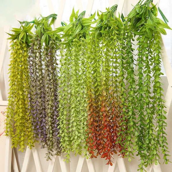 decorative flowers & wreaths artificial flower hanging wall plants leaves vine green branches home decoration plastic garland wedding decor
decorative flowers & wreaths artificial flower hanging wall plants leaves vine green branches home decoration plastic garland wedding decor