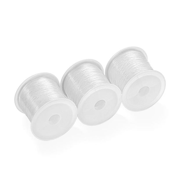 1pc 2-8mm transparent crystal cord beading beads non-stretch fishing handmade wire for diy jewelry making findings wmttft, White;red 
1pc 2-8mm transparent crystal cord beading beads non-stretch fishing handmade wire for diy jewelry making findings wmttft, White;red