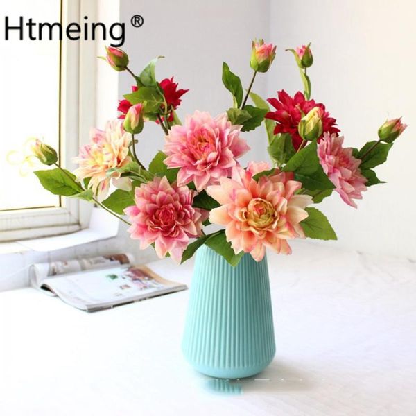 artificial decoration flowers silk dahlias peony green leaf decor for home party wedding decorative flowers
artificial decoration flowers silk dahlias peony green leaf decor for home party wedding decorative flowers