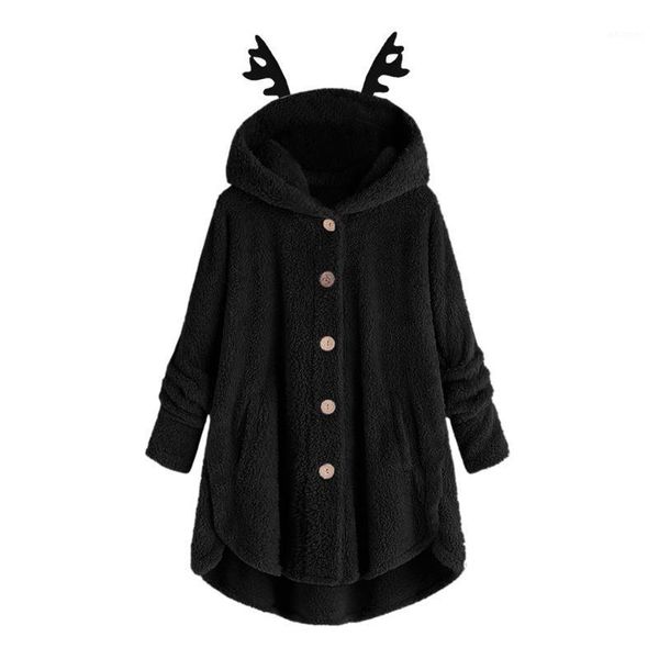sweatshirt christmas womens kawaii deer ear winter warm hoodies warm womans fleece jackets solid button pullover plush hoody, Black
sweatshirt christmas womens kawaii deer ear winter warm hoodies warm womans fleece jackets solid button pullover plush hoody, Black