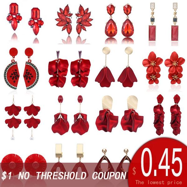 dangle & chandelier 2021 vintage exaggerate red acrylic petal tassel statement drop earrings for women girls wedding ear accessories brincos, Silver
dangle & chandelier 2021 vintage exaggerate red acrylic petal tassel statement drop earrings for women girls wedding ear accessories brincos, Silver