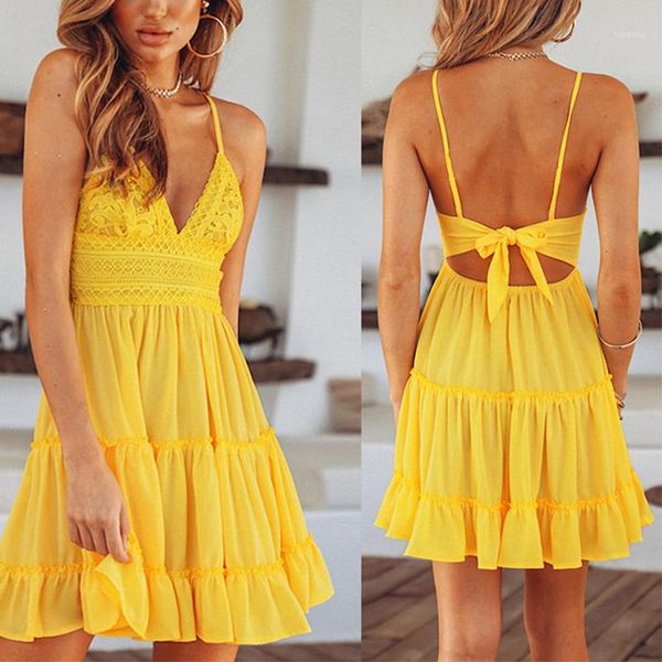 cover-ups summer women beach dress spaghetti strap dresses deep v-neck solid color back bowknot sundress1
cover-ups summer women beach dress spaghetti strap dresses deep v-neck solid color back bowknot sundress1