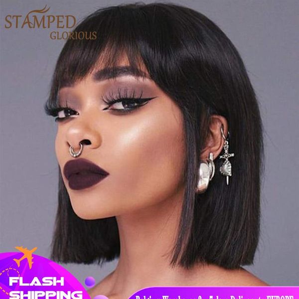 stamped glorious straight black bob wig with bangs synthetic short wigs for women heat resistant fiber hair cos wmtiam
stamped glorious straight black bob wig with bangs synthetic short wigs for women heat resistant fiber hair cos wmtiam