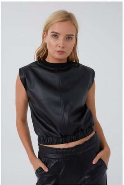 women, new season, shoulder patterned leather blouse, gift, stylish, trend, fashion, high quality, White
women, new season, shoulder patterned leather blouse, gift, stylish, trend, fashion, high quality, White
