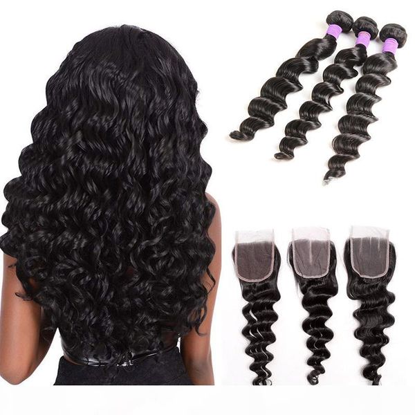 virgin brazilian hair bundles with closure loose deep wave human hair extensions dyeable natural color weft with part lace closure, Black;brown
virgin brazilian hair bundles with closure loose deep wave human hair extensions dyeable natural color weft with part lace closure, Black;brown