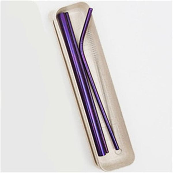 eco friendly stainless steel straw with cleaner brush reusable metal drinking straws black straw random color purple straw box jllrdr
eco friendly stainless steel straw with cleaner brush reusable metal drinking straws black straw random color purple straw box jllrdr