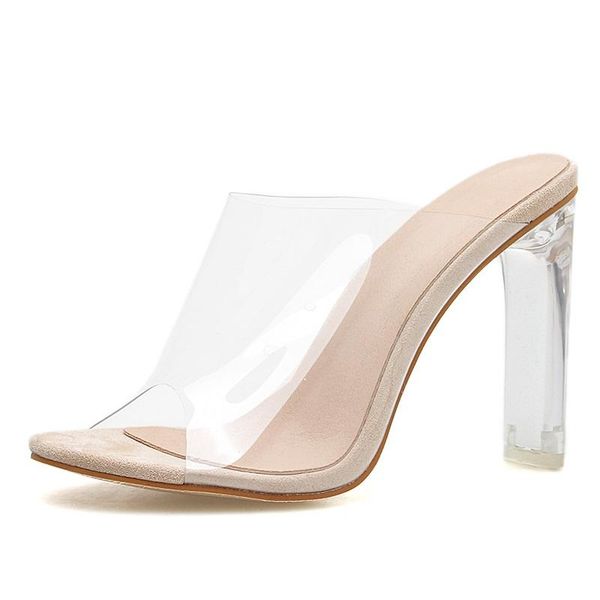 summer transparent pvc women sandals open toe clear crystal high heels slip on sandals dress ladies shoe, Black
summer transparent pvc women sandals open toe clear crystal high heels slip on sandals dress ladies shoe, Black