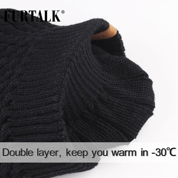 furtalk real raccoon fur beanie hat women winter knitted pompom hat beanie caps autumn winter female pom pom hats for girls 201012, Blue;gray
furtalk real raccoon fur beanie hat women winter knitted pompom hat beanie caps autumn winter female pom pom hats for girls 201012, Blue;gray