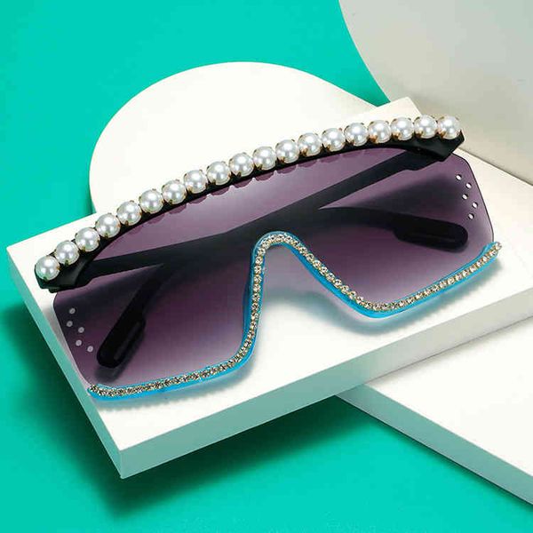 sunglasses new 2022 pearl large frame eyebrow conjoined piece women's beach sunglasses, White;black
sunglasses new 2022 pearl large frame eyebrow conjoined piece women's beach sunglasses, White;black