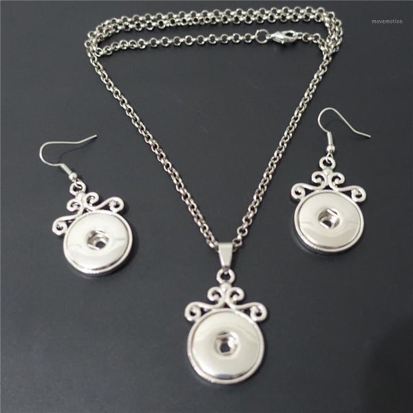 fashion interchangeable metal 18mm snap buttons necklace earrings jewelry set for women1, Silver
fashion interchangeable metal 18mm snap buttons necklace earrings jewelry set for women1, Silver