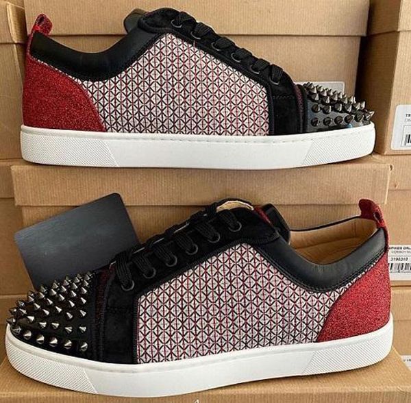 luxury spikes junior red bottom sneakers shoes, elegant brands leisure louisflats party wedding men's trainer shoes eu35-47, Black
luxury spikes junior red bottom sneakers shoes, elegant brands leisure louisflats party wedding men's trainer shoes eu35-47, Black