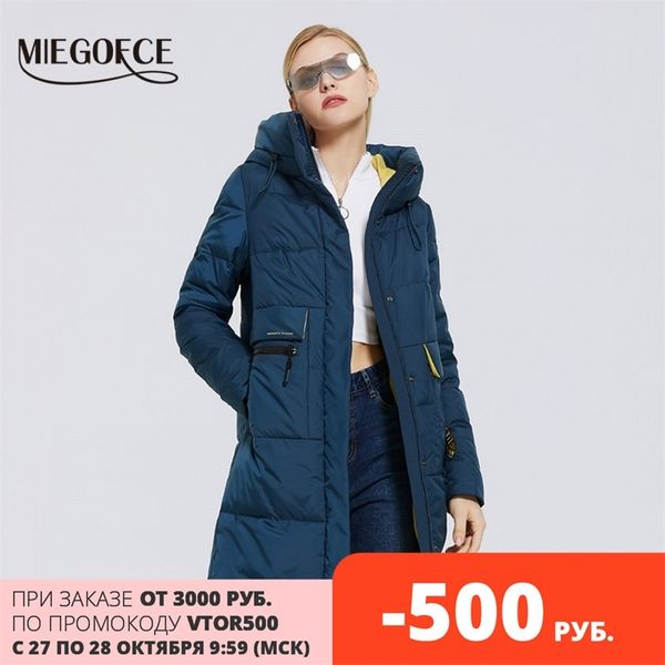 miegofce winter new women's collection coat length women jacket soft layer contrast design winter parka windproof clothes 201102, Black
miegofce winter new women's collection coat length women jacket soft layer contrast design winter parka windproof clothes 201102, Black