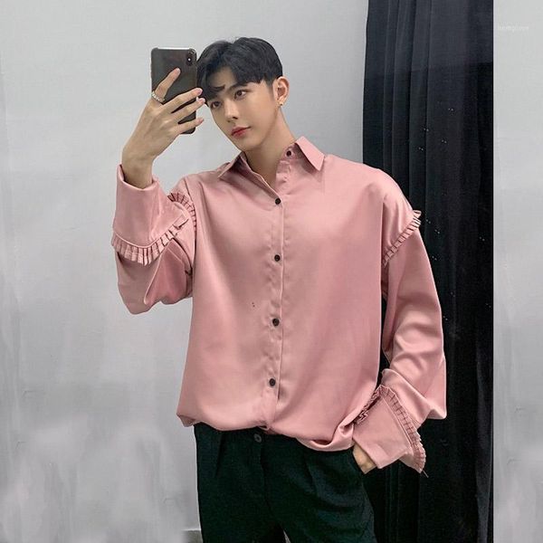 men loose casual long sleeve shirts male harajuku streetwear vintage fashion show dress shirt nightclub stage clothes1, White;black
men loose casual long sleeve shirts male harajuku streetwear vintage fashion show dress shirt nightclub stage clothes1, White;black