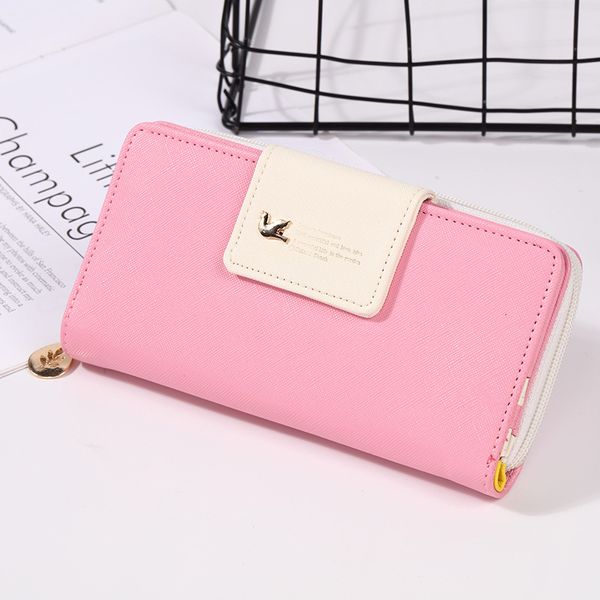 2020 fashion leather women wallets long zipper patchwork coin female purse with bird hasp card holder clutch money phone bag
2020 fashion leather women wallets long zipper patchwork coin female purse with bird hasp card holder clutch money phone bag