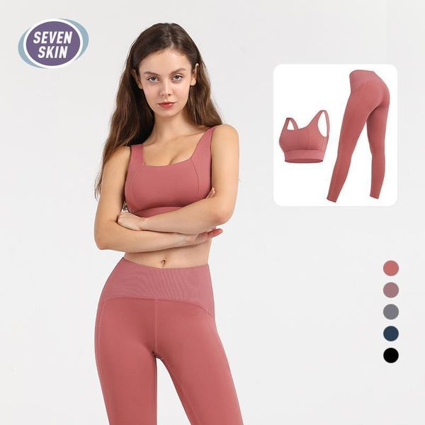 yoga outfits seven skin seamless women set gym fitness clothing backless sportswear high waist running leggings sports suit bra, White;red
yoga outfits seven skin seamless women set gym fitness clothing backless sportswear high waist running leggings sports suit bra, White;red
