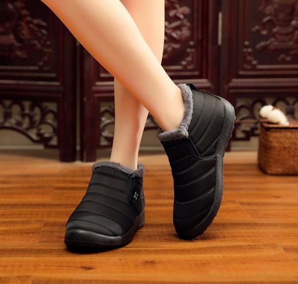 women winter solid color keep warm ankle boots plus velvet boot flat snow shoes woman invierno warm winter boots mujer c1120, Black
women winter solid color keep warm ankle boots plus velvet boot flat snow shoes woman invierno warm winter boots mujer c1120, Black