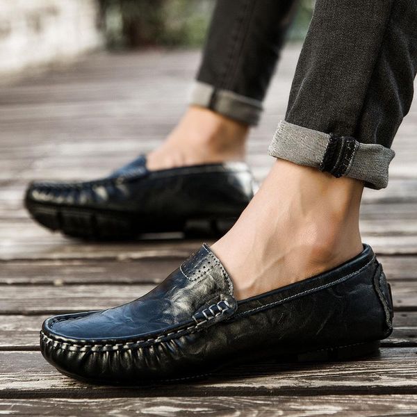 mens loafers genuine leather shoes men formal oxfords shoes slip on outdoor mens genuine leather moccasins big size 48, Black
mens loafers genuine leather shoes men formal oxfords shoes slip on outdoor mens genuine leather moccasins big size 48, Black