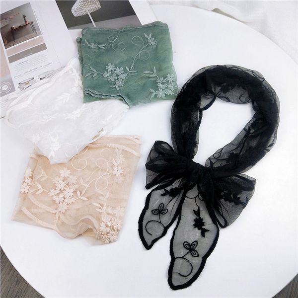 new ladies black white flower lace neck tie scarf womens skinny hair head scarfs for women handbag caps decoration scarves 201018, Blue;gray
new ladies black white flower lace neck tie scarf womens skinny hair head scarfs for women handbag caps decoration scarves 201018, Blue;gray