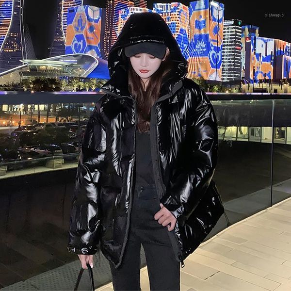 glossy women padded parkas coats 2020 winter hooded jacket female waterproof snow wear regular wadded coats cold outwear1, Black
glossy women padded parkas coats 2020 winter hooded jacket female waterproof snow wear regular wadded coats cold outwear1, Black