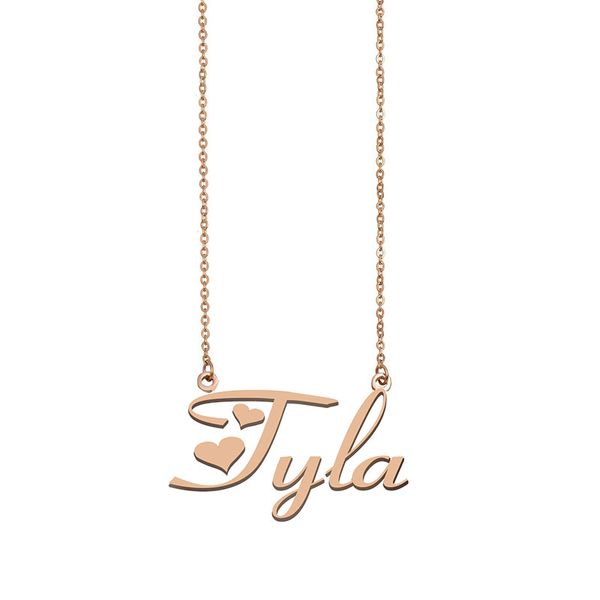 Tyla Name Necklace Custom Nameplate Pendant for Women Girls Birthday Gift Kids Best Friends Jewelry 18k Gold Plated Stainless Steel, Silver
Tyla Name Necklace Custom Nameplate Pendant for Women Girls Birthday Gift Kids Best Friends Jewelry 18k Gold Plated Stainless Steel, Silver