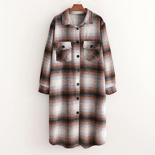 2021 women elegant winter wool overcoat new plaid printed long bandage woolen coat cardigan plus size outwear with pocket 1y0x, Black
2021 women elegant winter wool overcoat new plaid printed long bandage woolen coat cardigan plus size outwear with pocket 1y0x, Black