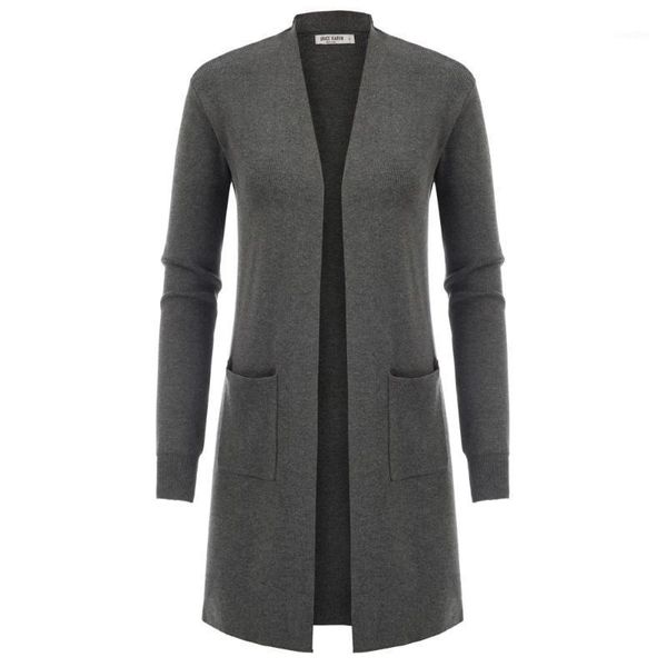 women's long jacket front open long sleeve knitting female coat knitwear cardigan autumn 2020 new1, Black;brown
women's long jacket front open long sleeve knitting female coat knitwear cardigan autumn 2020 new1, Black;brown