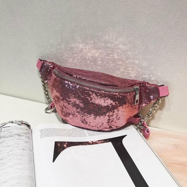 hip-hop fanny pack holographic glitter sequins women's waist bag casual chain fashion chest bag
hip-hop fanny pack holographic glitter sequins women's waist bag casual chain fashion chest bag