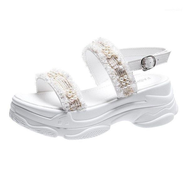2020 summer high heeled sandals female women thick bottom shoes pearl wedge with open toe platform women's sandals1, Black
2020 summer high heeled sandals female women thick bottom shoes pearl wedge with open toe platform women's sandals1, Black