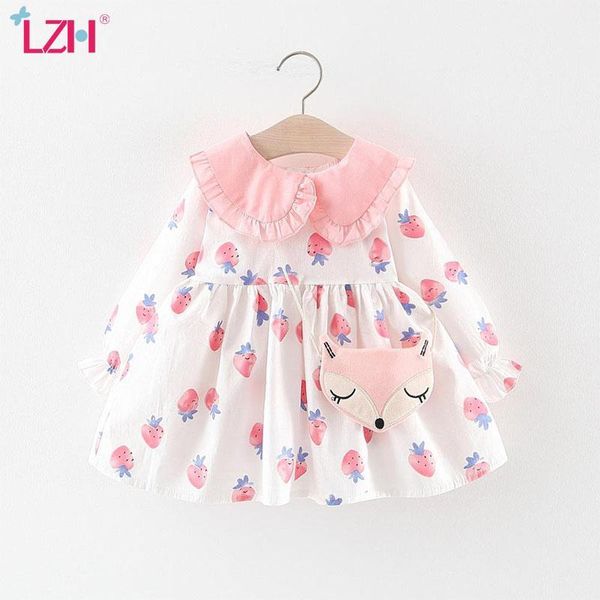 lzh 2020 autumn printing strawberry llittle cotton dress cute dresses for baby girls infant dress children clothes 0-4 years1, Red;yellow
lzh 2020 autumn printing strawberry llittle cotton dress cute dresses for baby girls infant dress children clothes 0-4 years1, Red;yellow