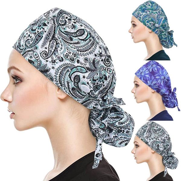 stingy brim hats for women scrub cap cotton printed hat work accessories buttons bouffant sweatband gorro quirúrgico n*, Blue;gray
stingy brim hats for women scrub cap cotton printed hat work accessories buttons bouffant sweatband gorro quirúrgico n*, Blue;gray