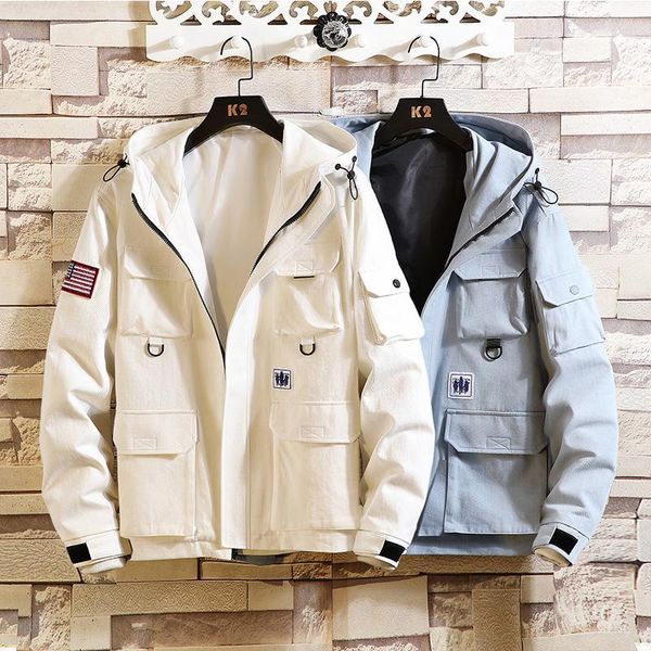 new spring autumn jacket men street jacket loose hooded man coats and jackets japanese outwear 20201, Black;brown
new spring autumn jacket men street jacket loose hooded man coats and jackets japanese outwear 20201, Black;brown