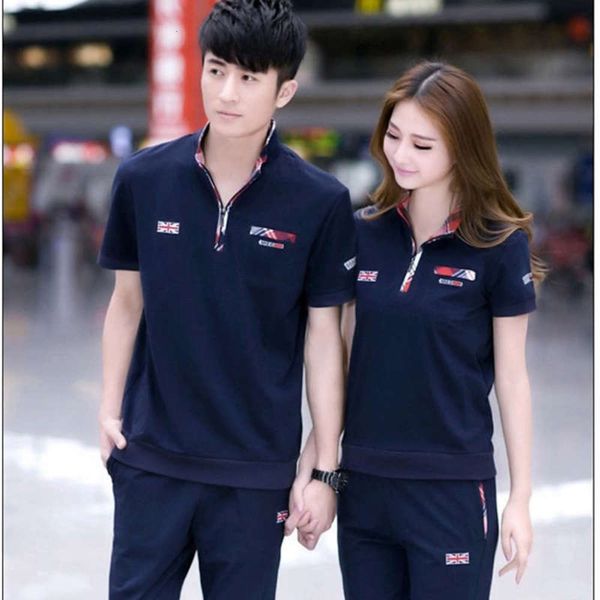 summer short sleeve t-shirt women new couple sports standing collar men's running suit leisure two piece set, Gray
summer short sleeve t-shirt women new couple sports standing collar men's running suit leisure two piece set, Gray