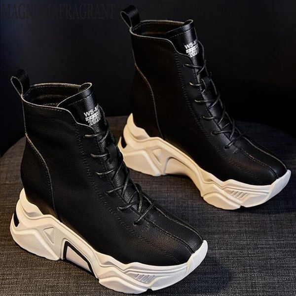 genuine leather white shoes snow boots woman platform female fashion casual shoes high increased short boots woman shoe y485, Black
genuine leather white shoes snow boots woman platform female fashion casual shoes high increased short boots woman shoe y485, Black
