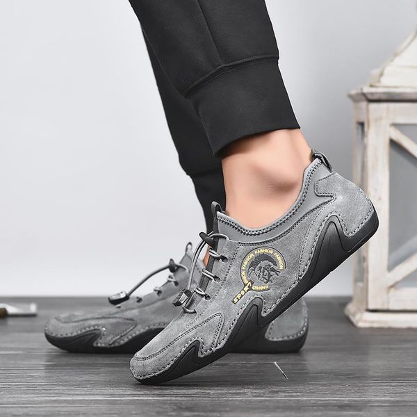 men's leather casual shoes outdoor fashion moccasins men flats brand footwear handmade spring new fashion men sneakers shoes, Black
men's leather casual shoes outdoor fashion moccasins men flats brand footwear handmade spring new fashion men sneakers shoes, Black