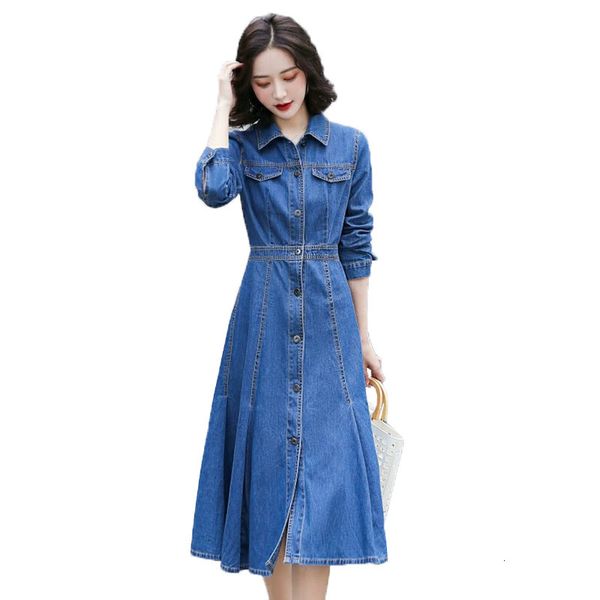unique-breasted denim korean women's dresses casual fashion girly elegant office high-waisted cowboy dress r259 gb3b, Black;gray
unique-breasted denim korean women's dresses casual fashion girly elegant office high-waisted cowboy dress r259 gb3b, Black;gray