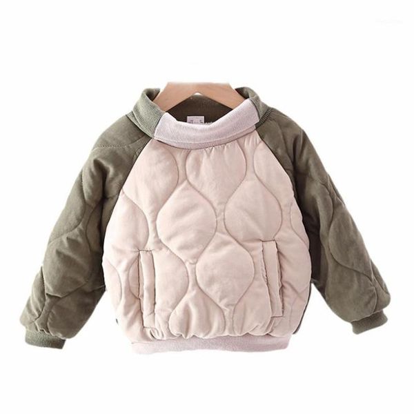 jackets children cotton-padded coat 2021 winter boys girls casual turtleneck pullover plus velvet thicken outwear 1-7yrs kids clothes1, Blue;gray
jackets children cotton-padded coat 2021 winter boys girls casual turtleneck pullover plus velvet thicken outwear 1-7yrs kids clothes1, Blue;gray