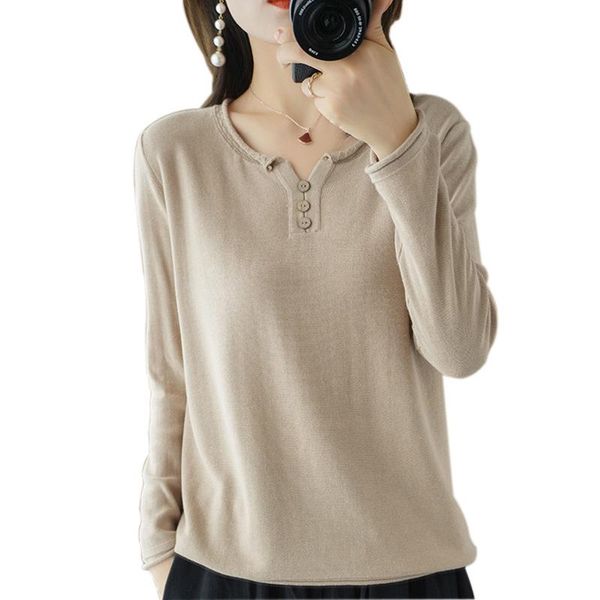 women's sweaters sparsil women v-neck wool sweater with button knitted pullovers solid color long sleeve fashion female casual knit jum, White;black
women's sweaters sparsil women v-neck wool sweater with button knitted pullovers solid color long sleeve fashion female casual knit jum, White;black