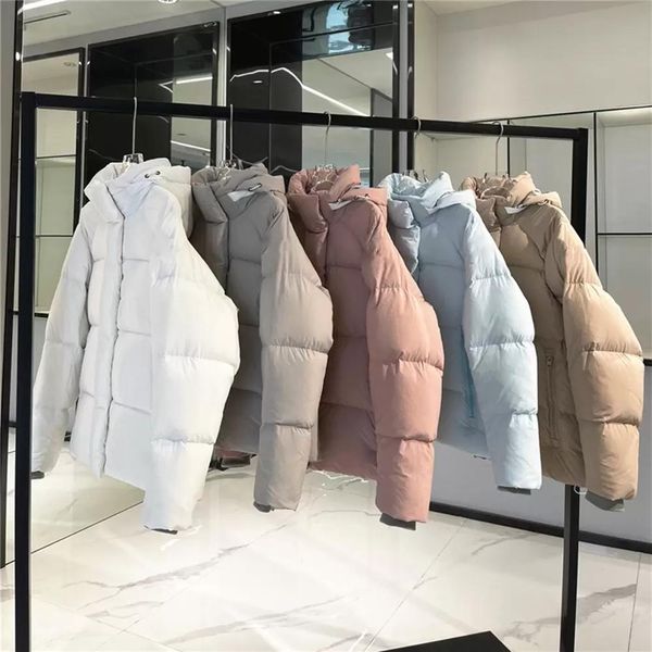 2022 quality new winter women down jackets casual candy color warm parkas female hooded loose snow outwear, Black
2022 quality new winter women down jackets casual candy color warm parkas female hooded loose snow outwear, Black