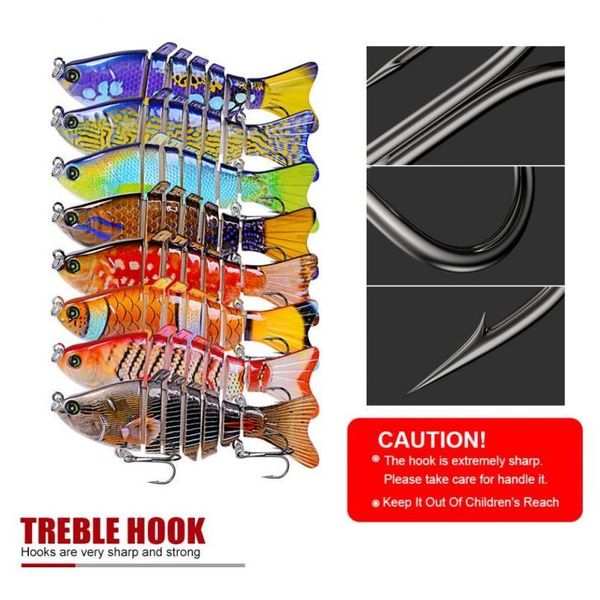 10cm 15.61g fishing lure plastic hard lure multi-section fish bionic bait hs033 carp striped bass pesca fishing tackle sqcuzu
10cm 15.61g fishing lure plastic hard lure multi-section fish bionic bait hs033 carp striped bass pesca fishing tackle sqcuzu