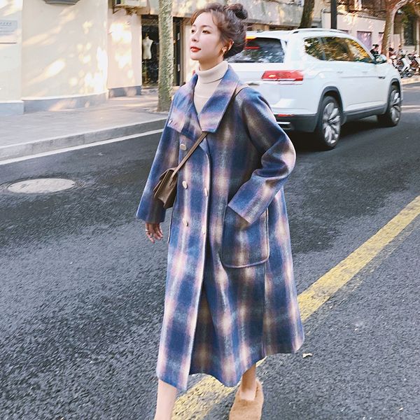2021 new feminino inverno nova jaqueta de l coreano solto roxo xadrez lapela dupla bbreasted em linha reta moda macio engrossar ul0t, Black
2021 new feminino inverno nova jaqueta de l coreano solto roxo xadrez lapela dupla bbreasted em linha reta moda macio engrossar ul0t, Black