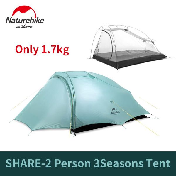 tents and shelters naturehike ultralight share-2 person camping tent only 1.7kg outdoor 3 seasons 20d nylon waterproof large space whit foye
tents and shelters naturehike ultralight share-2 person camping tent only 1.7kg outdoor 3 seasons 20d nylon waterproof large space whit foye