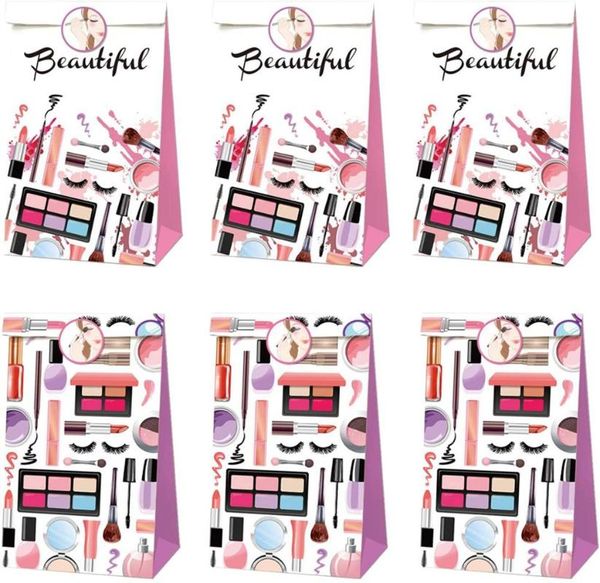 gift wrap 24pcs makeup paper bags spa day party favor cosmetics with stickers for decoration supplies
gift wrap 24pcs makeup paper bags spa day party favor cosmetics with stickers for decoration supplies