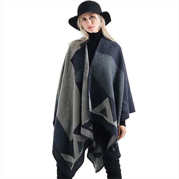 womens collar patchwork lady imitation sweater cape coat blanket shawls mature personality gray sweater shawls 3, White;black
womens collar patchwork lady imitation sweater cape coat blanket shawls mature personality gray sweater shawls 3, White;black