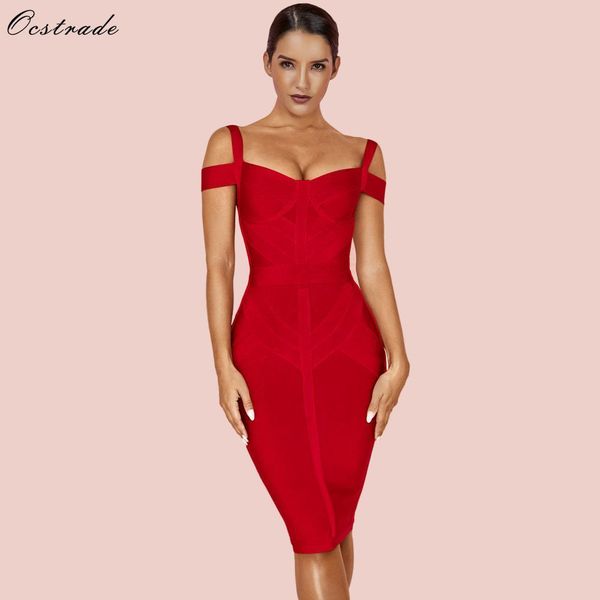 ocstrade new bandage dress 2019 fall fashion women off shoulder red bandage dress rayon bodycon club party dress y200418, Black;gray
ocstrade new bandage dress 2019 fall fashion women off shoulder red bandage dress rayon bodycon club party dress y200418, Black;gray