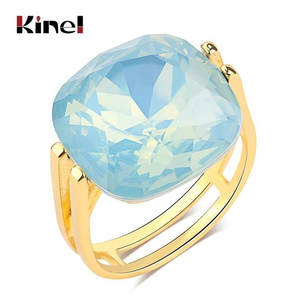 kinel 2021 fashion square blue opal stone wedding rings for women gold color cz zircon ring female vintage jewelry, Slivery;golden
kinel 2021 fashion square blue opal stone wedding rings for women gold color cz zircon ring female vintage jewelry, Slivery;golden