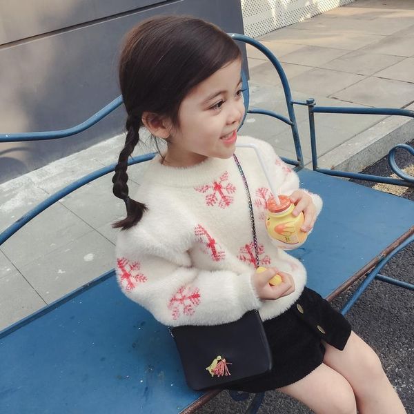 children's bolet girl snowflake thickening sweater 2020 autumn and winter new baby bottoming sweater warm sweater, Blue
children's bolet girl snowflake thickening sweater 2020 autumn and winter new baby bottoming sweater warm sweater, Blue