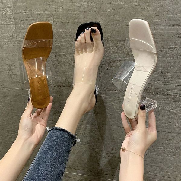 transparent high heels women square toe sandals summer shoes woman clear high pumps wedding jelly buty heels slippers #8j5o, Black
transparent high heels women square toe sandals summer shoes woman clear high pumps wedding jelly buty heels slippers #8j5o, Black