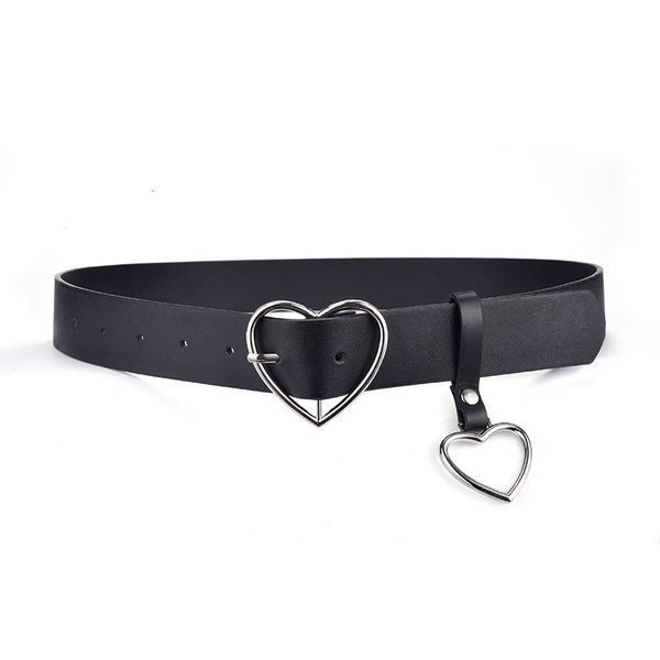 heart punk pu waistband korean version of the wild pin buckle simple female students decoration personality jeans, Black;brown
heart punk pu waistband korean version of the wild pin buckle simple female students decoration personality jeans, Black;brown