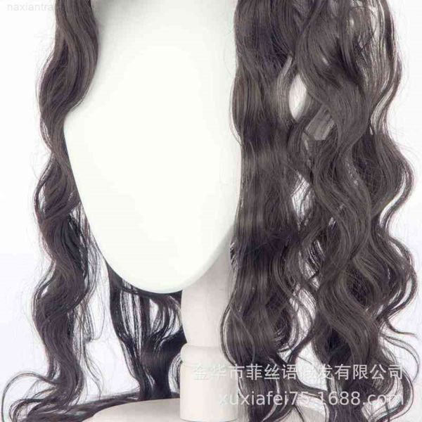 wig cover women's head set high temperature wig curly long bangs in the same day delivery, Black
wig cover women's head set high temperature wig curly long bangs in the same day delivery, Black